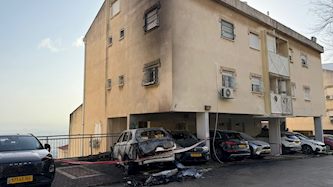 זירת הפגיעה בחיפה, צילום: ראובן כהן, דוברות עיריית חיפה